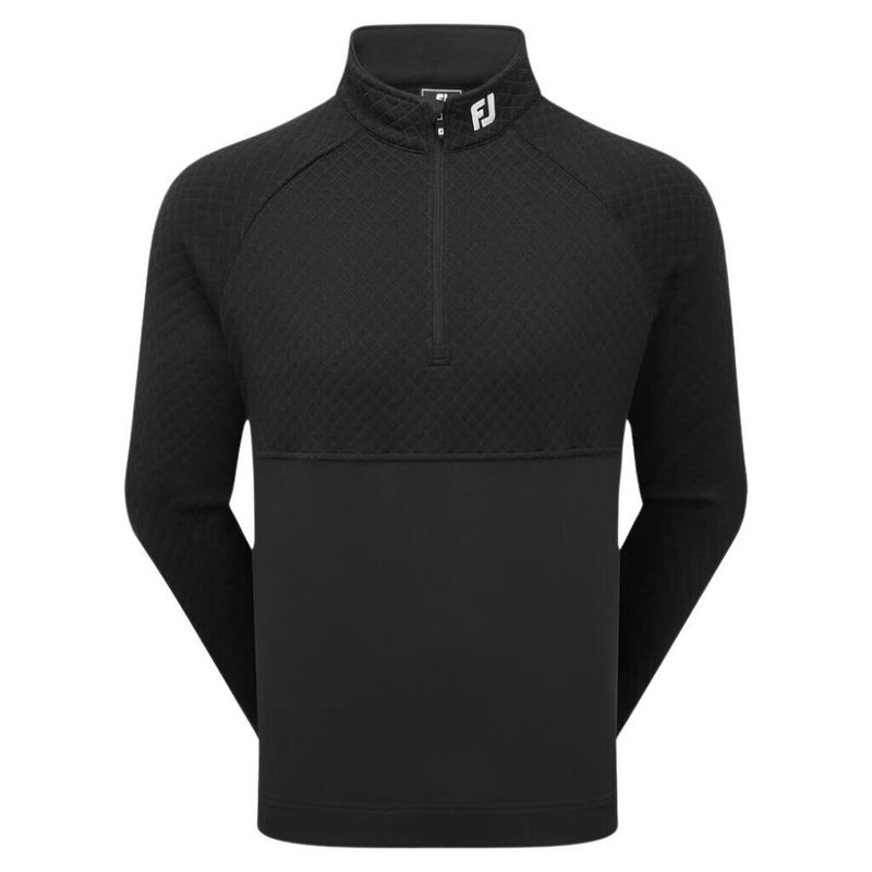 FootJoy Jacquard Thermal Chill-Out men's pullover, black
