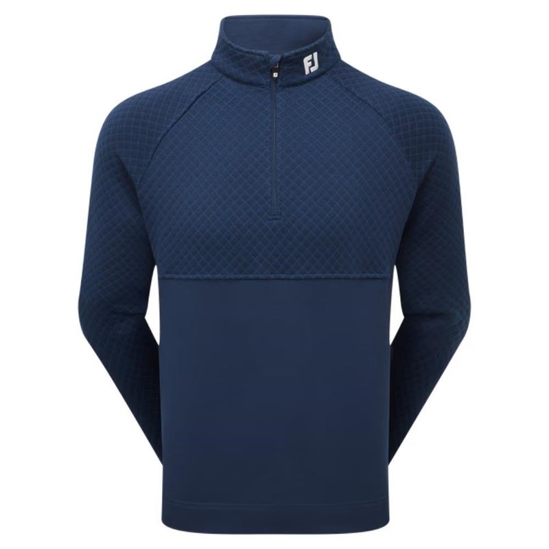 FootJoy Jacquard Thermal Chill-Out men's pullover, navy
