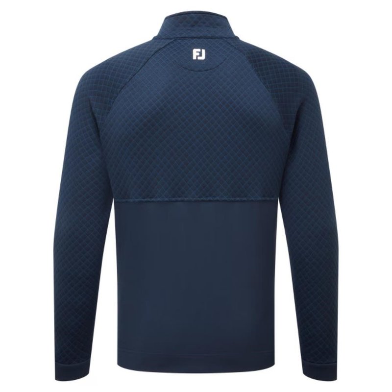 FootJoy Jacquard Thermal Chill-Out men's pullover, navy