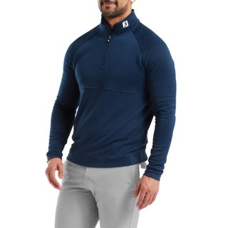 FootJoy Jacquard Thermal Chill-Out men's pullover, navy