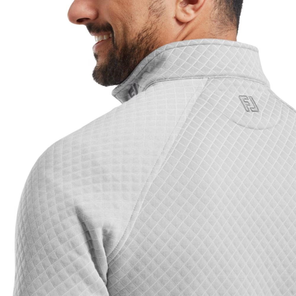 FootJoy Jacquard Thermal Chill-Out men's pullover, grey