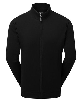 FootJoy Drirelease Full-Zip Lined men's sweater, black