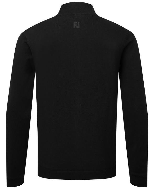 FootJoy Drirelease Full-Zip Lined men's sweater, black
