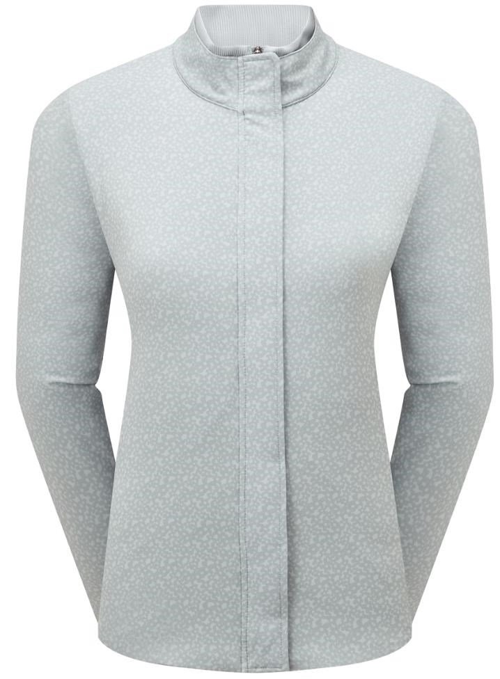 FootJoy ThermoSeries ladies jacket, floral tonal grey