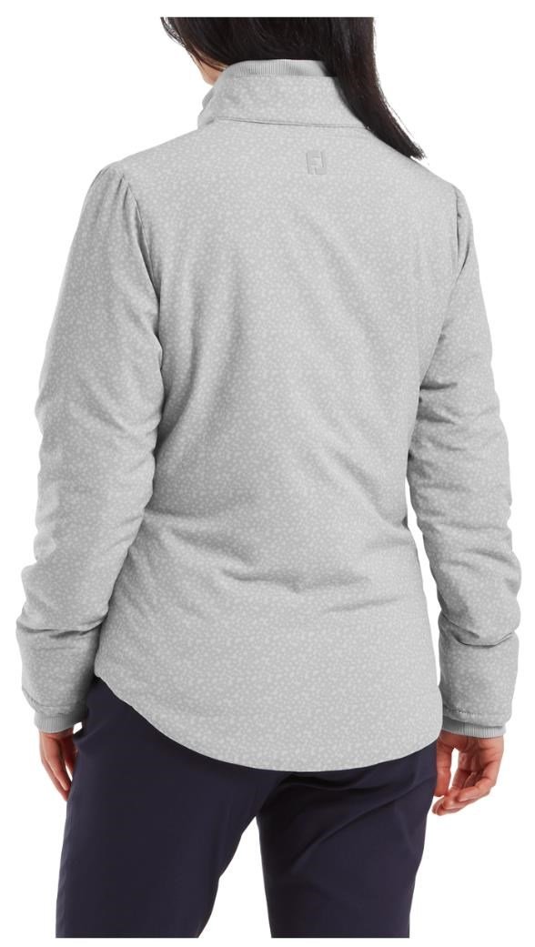 FootJoy ThermoSeries ladies jacket, floral tonal grey