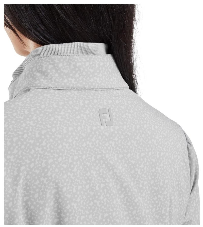FootJoy ThermoSeries ladies jacket, floral tonal grey