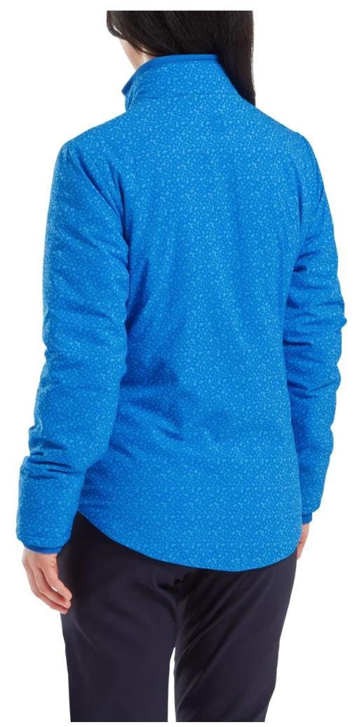 FootJoy ThermoSeries women's jacket, floral tonal blue