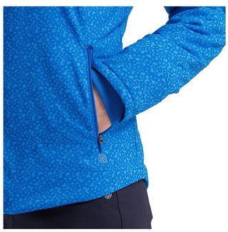 FootJoy ThermoSeries women's jacket, floral tonal blue