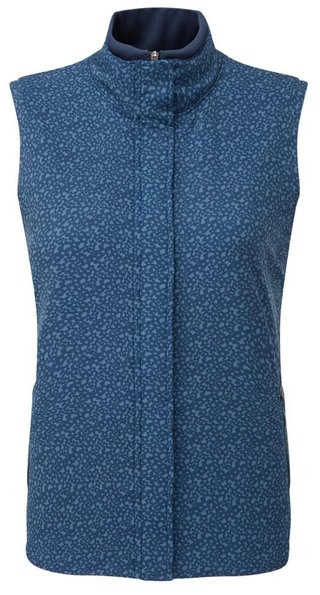 FootJoy ThermoSeries ladies vest, floral tonal navy
