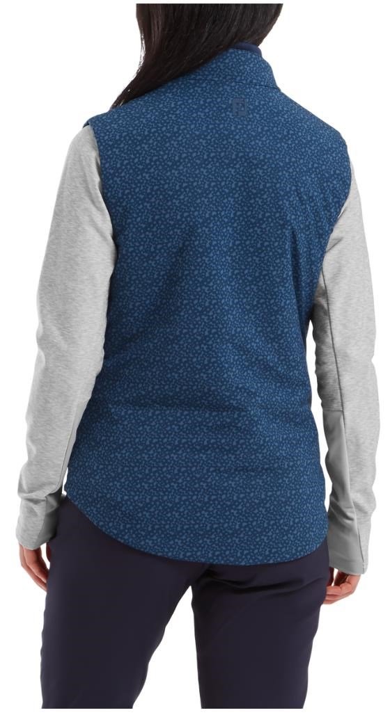 FootJoy ThermoSeries ladies vest, floral tonal navy