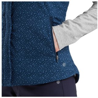 FootJoy ThermoSeries ladies vest, floral tonal navy