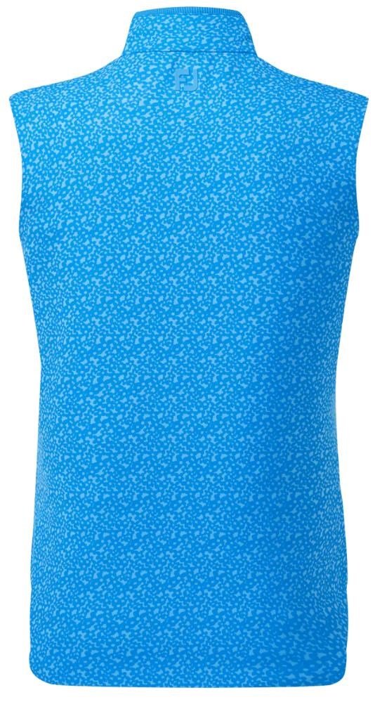 FootJoy ThermoSeries women's vest, floral tonal blue