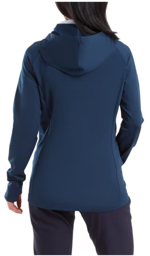 FootJoy ThermoSeries Hybrid ladies hoodie, floral tonal navy