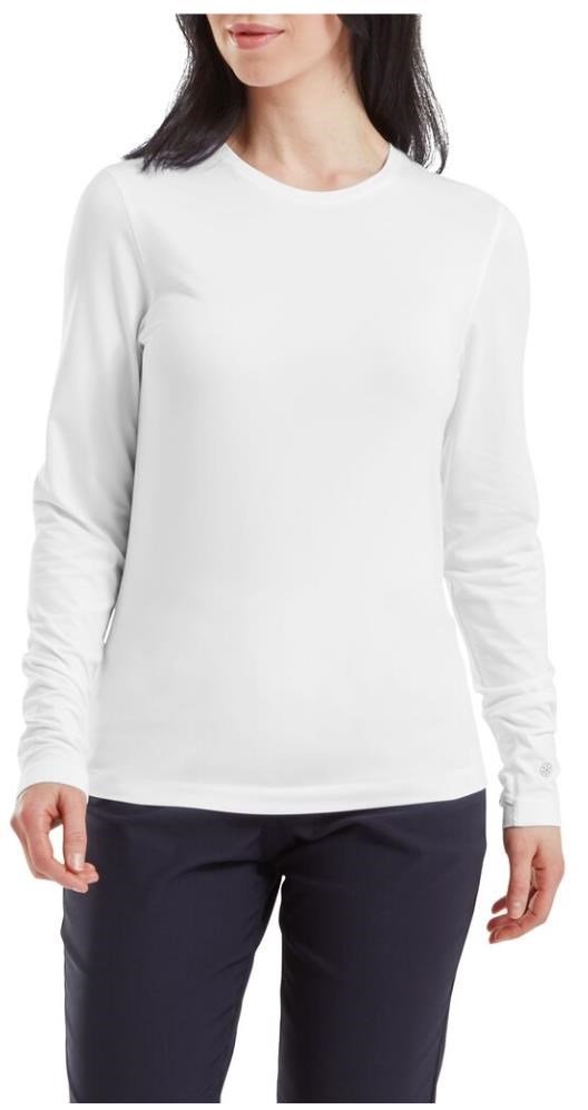 FootJoy ThermoSeries Fleece Baselayer women's top, white