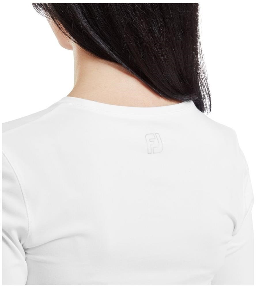 FootJoy ThermoSeries Fleece Baselayer women's top, white
