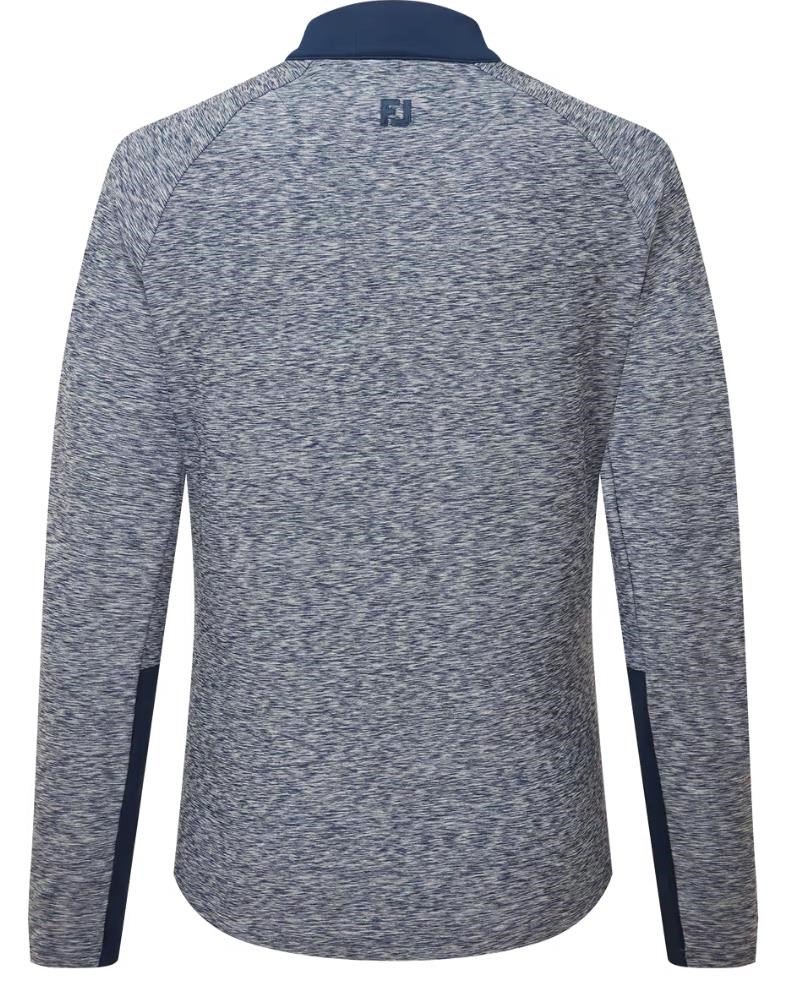 FootJoy Full-Zip Space Dye Thermal Midlayer women's sweatshirt, navy