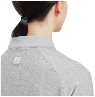 FootJoy Full-Zip Space Dye Thermal Midlayer women's sweatshirt, grey