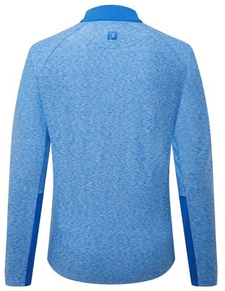FootJoy Full-Zip Space Dye Thermal Midlayer ladies sweatshirt, blue/aqua