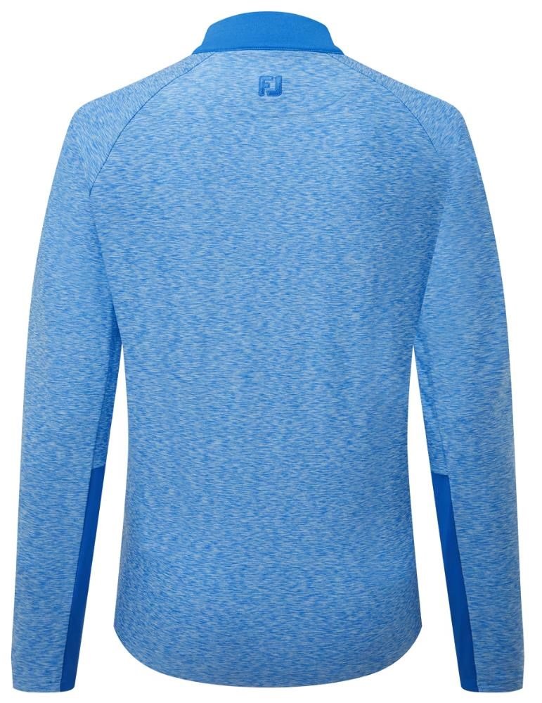 FootJoy Full-Zip Space Dye Thermal Midlayer ladies sweatshirt, blue/aqua