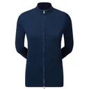 FootJoy Drirelease Full-Zip Lined women's sweater, navy