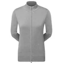 FootJoy Drirelease Full-Zip Lined women's sweater, grey