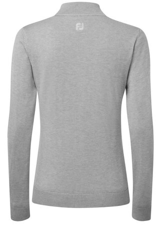 FootJoy Drirelease Full-Zip Lined women's sweater, grey