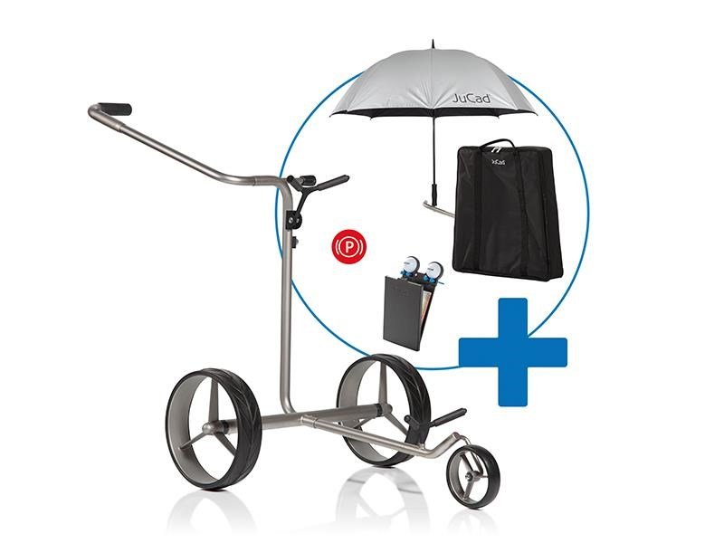 JuCad drive SL Master Titan SET electric trolley, titanium