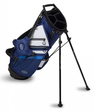U.S. Kids Golf TS5-57 (145cm) v10 junior stand bag, navy/white