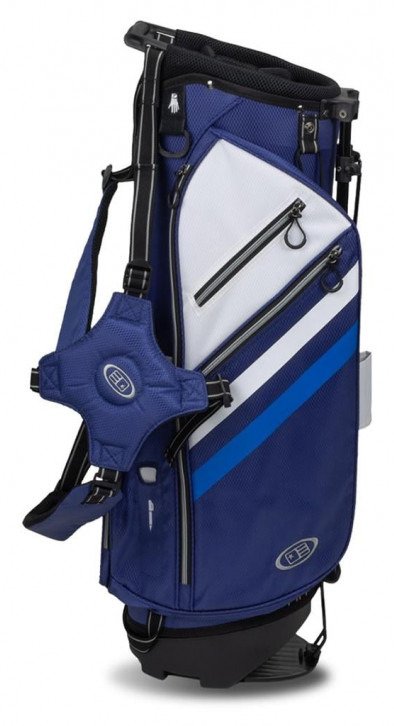U.S. Kids Golf TS5-57 (145cm) v10 junior stand bag, navy/white