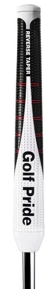 Golf Pride Reverse Taper Putter Grip Flat Large Red Cap