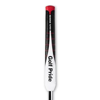Golf Pride Reverse Taper Putter Grip Round Large Red Cap