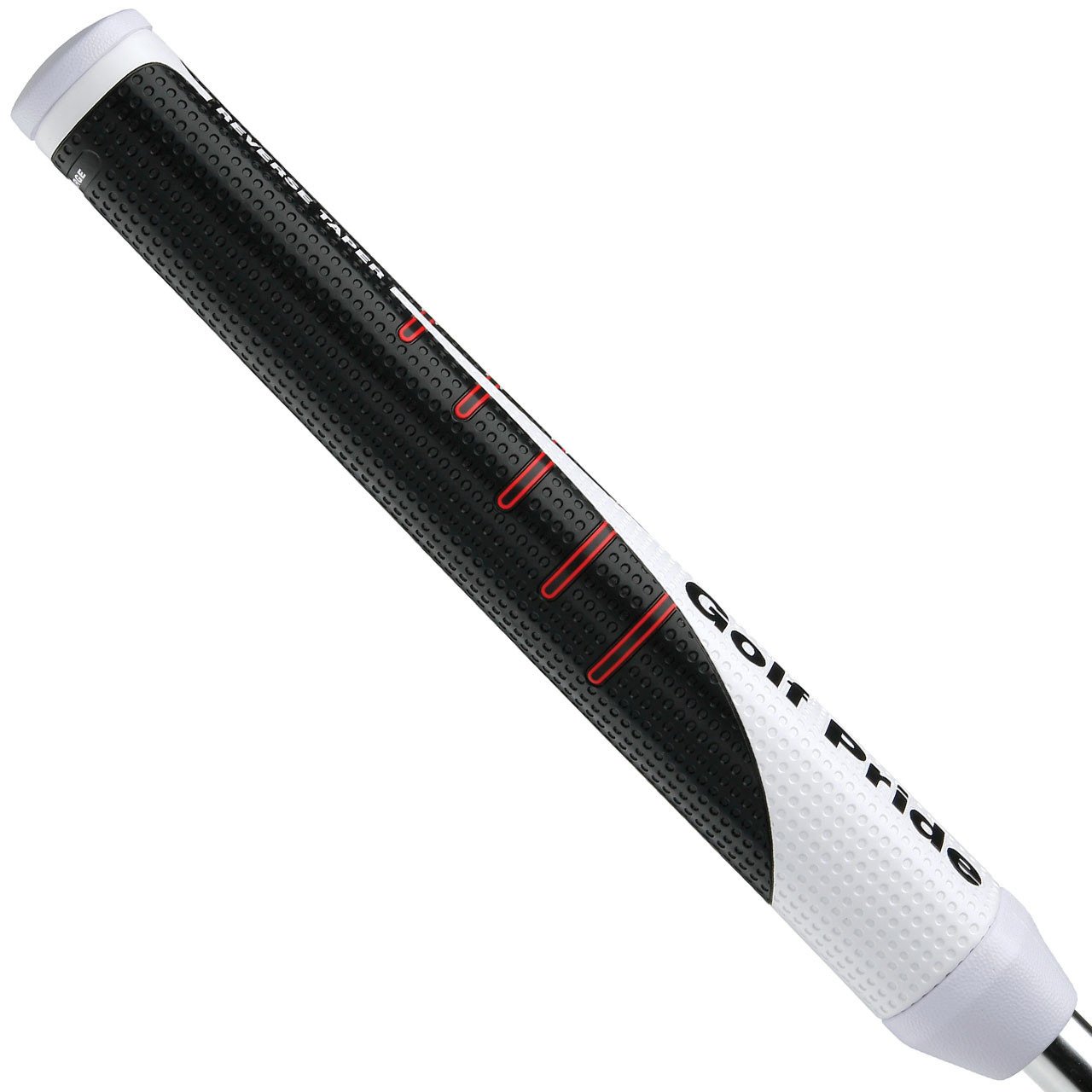 Golf Pride Reverse Taper Putter Grip Round Large Red Cap