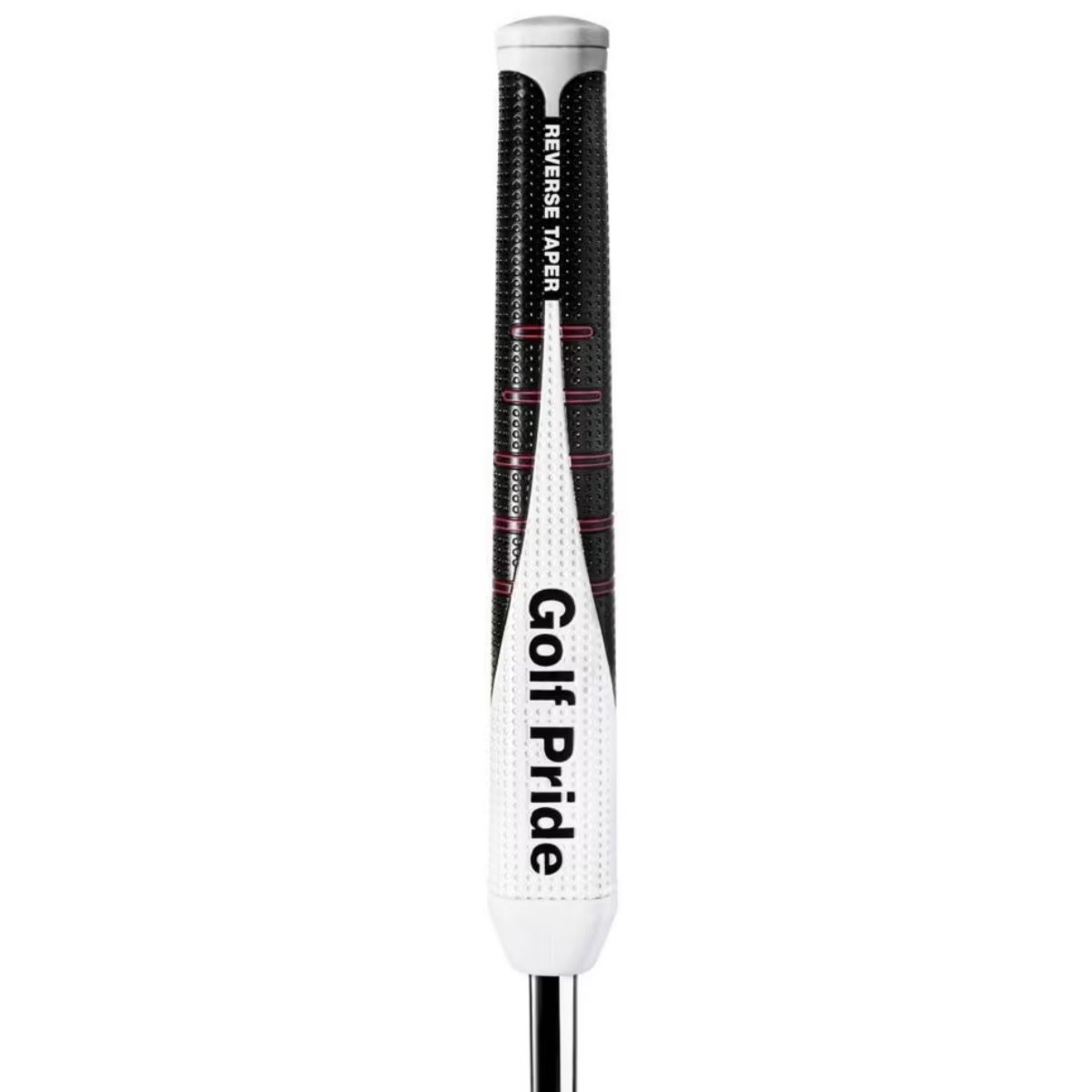 Golf Pride Reverse Taper Putter Grip Round Large Red Cap