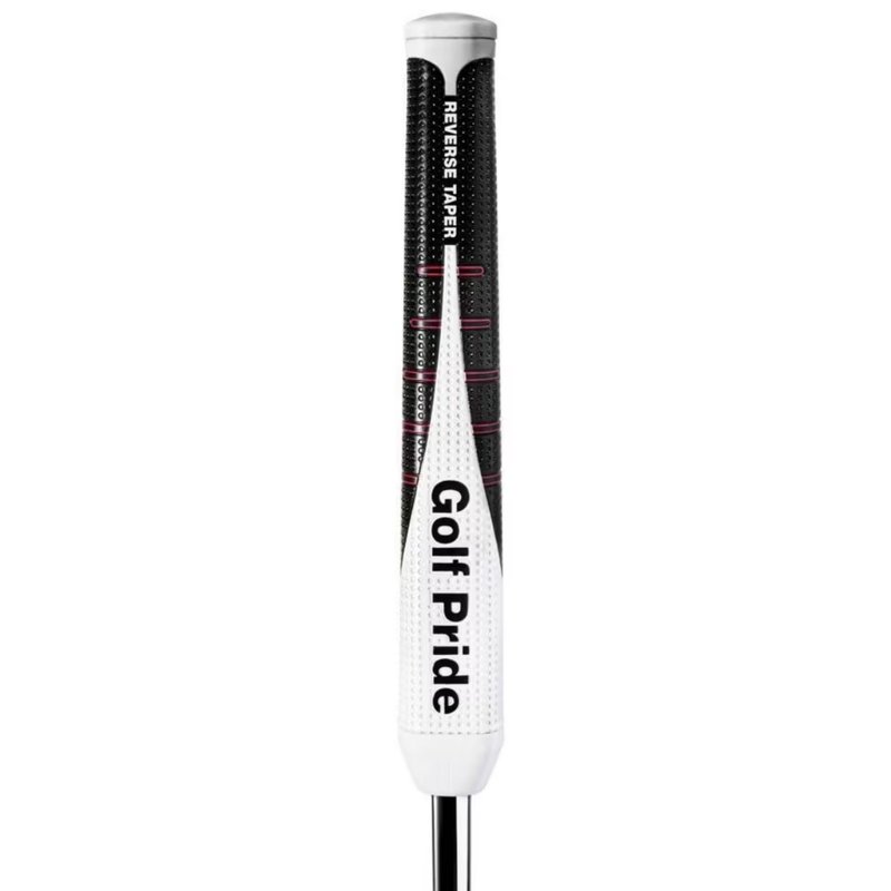Golf Pride Reverse Taper Putter Grip Round Large Red Cap