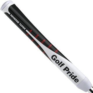 Golf Pride Reverse Taper putter grip, PISTOL MEDIUM, white cap