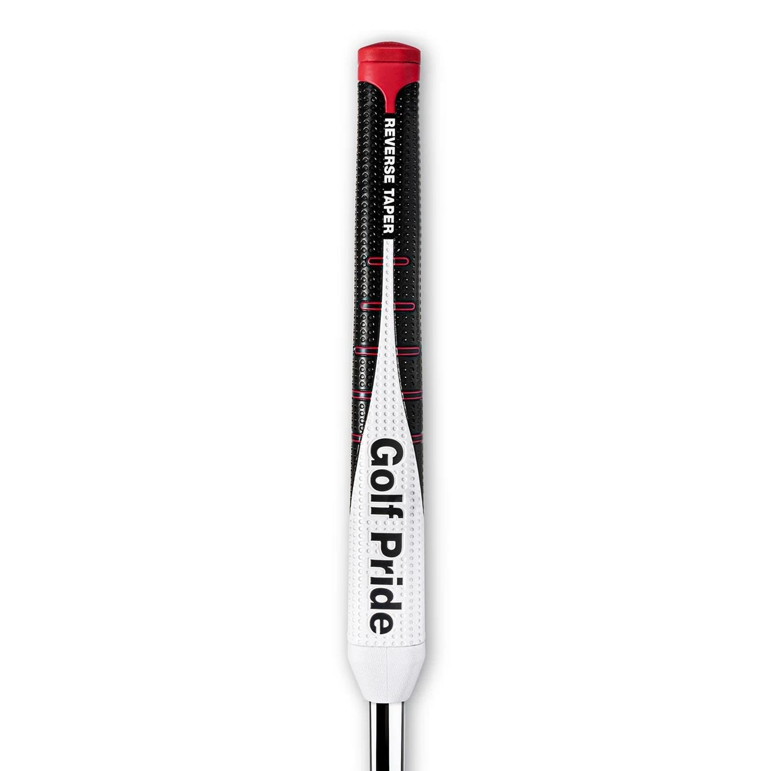 Golf Pride Reverse Taper Putter Grip Pistol Large Red Cap