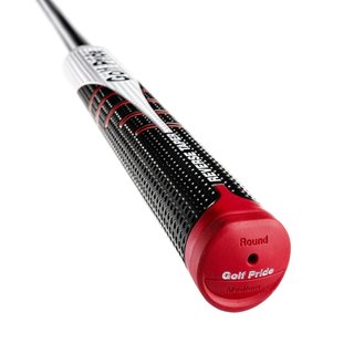 Golf Pride Reverse Taper Putter Grip Round Medium Red Cap
