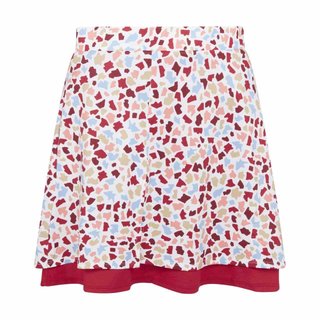 Callaway 17" Mosaic Print Flounce women's skort, brilliant white