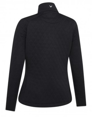Callaway Quilted Fleece 1/4Zip women's sweatshirt, caviar