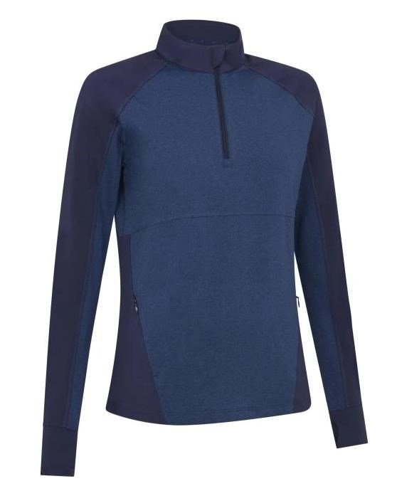 Callaway Lightweight Heathered women's sweatshirt, dark navy