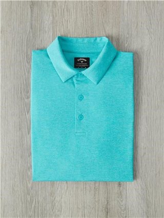 Callaway Premium Heathered men's polo, ceramic heather