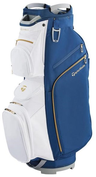 TaylorMade Kalea Gold ladies cart bag 2024, navy/white