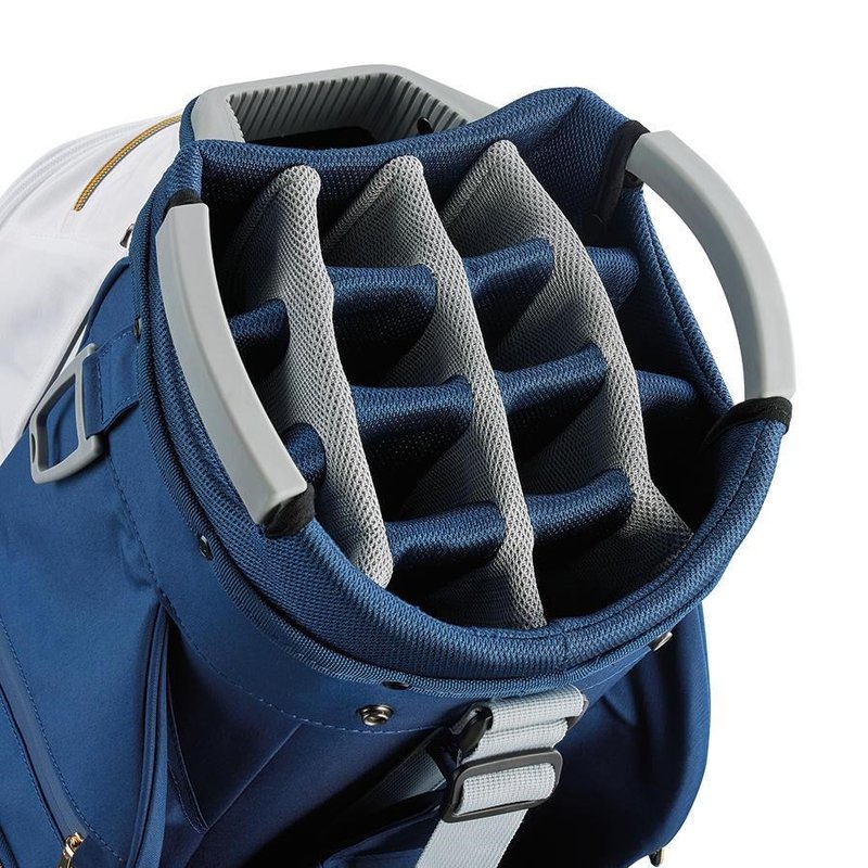 TaylorMade Kalea Gold ladies cart bag 2024, navy/white
