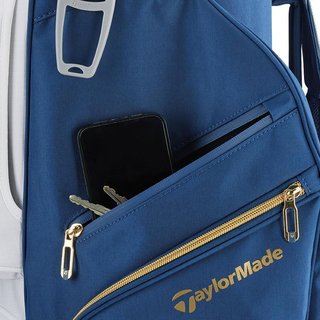 TaylorMade Kalea Gold ladies cart bag 2024, navy/white