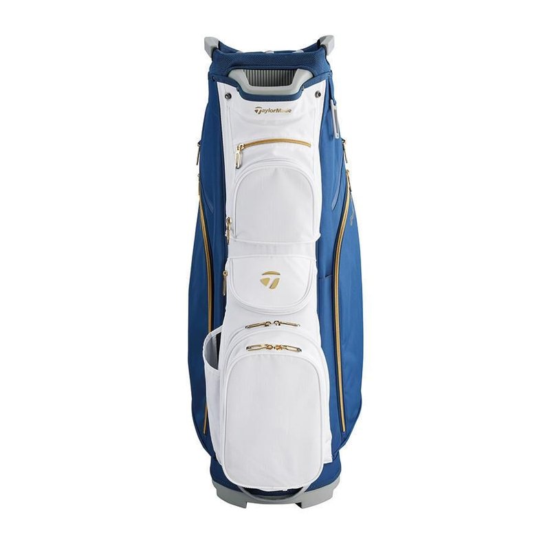 TaylorMade Kalea Gold ladies cart bag 2024, navy/white