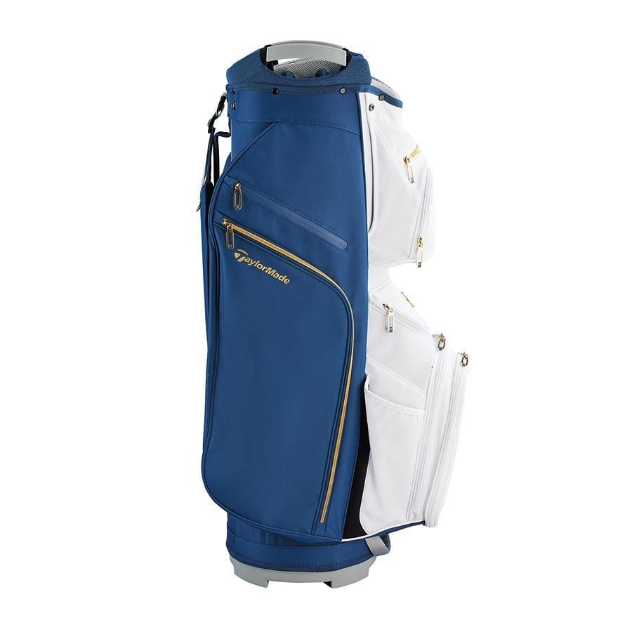 TaylorMade Kalea Gold ladies cart bag 2024, navy/white