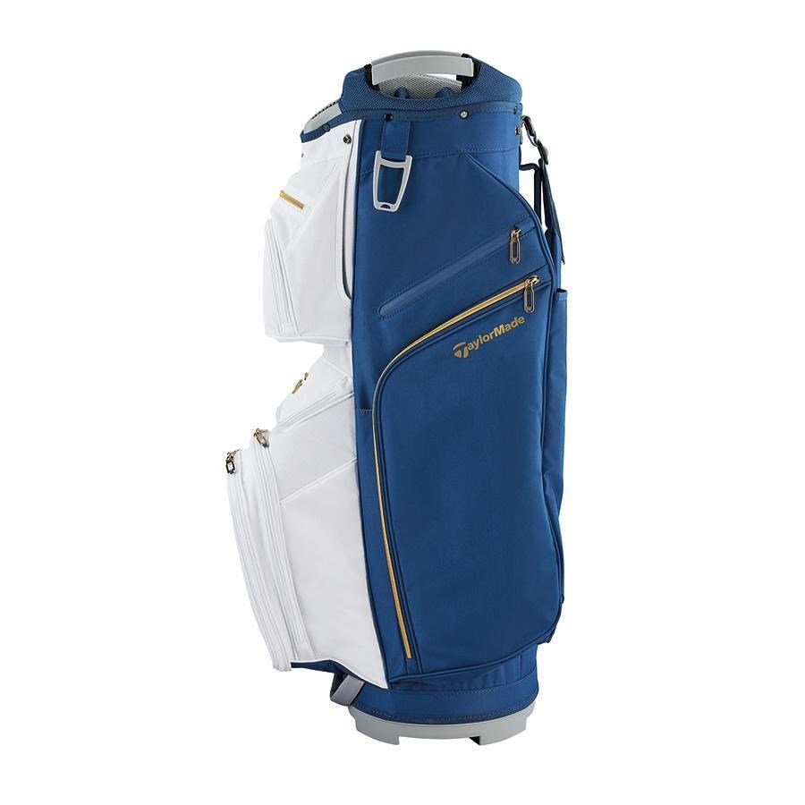 TaylorMade Kalea Gold ladies cart bag 2024, navy/white