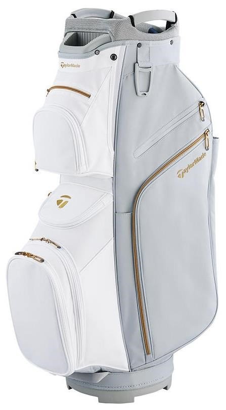 TaylorMade Kalea Gold ladies cart bag 2024, grey/white