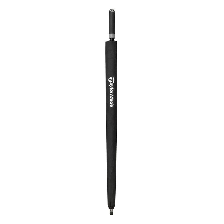 TaylorMade 64" Tour Double Canopy Umbrella, black/white