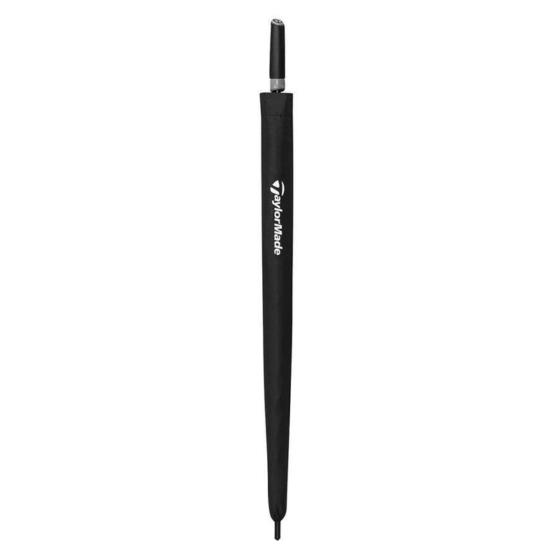 TaylorMade 68" Tour Double Canopy Umbrella, black/white